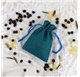 Saco juta Turquoise Blue 10x14cm