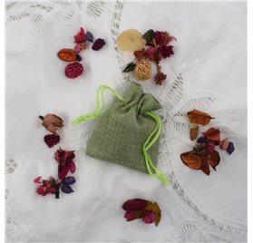 Worek jutowy 7x9cm Emerald Green