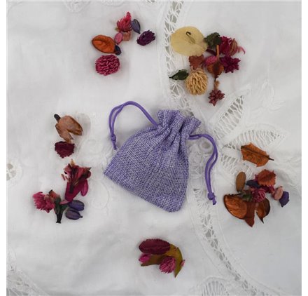 Bolsa yute Lavender Royal 7x9cm