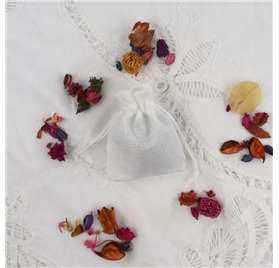 Worki jutowe 7x9cm Pure White