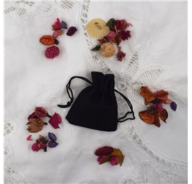 Bolsa yute Quasar Black 7x9cm