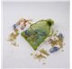 Saco 10x14cm organza Olive Green