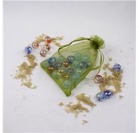 Sacchetto organza Olive Green 10x14cm