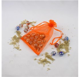 Sacchetto organza Pumpkin Orange 10x14cm