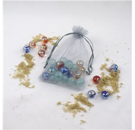 Sacchetto organza Platinum Silver 10x14cm