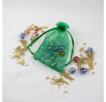 Saco organza Amazon Green 10x14cm