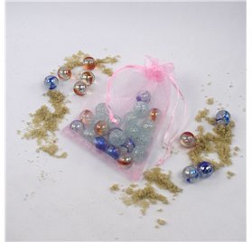 Saco organza Baby Pink 10x14cm