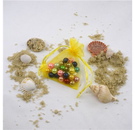 Saco organza Lemon Yellow 7x9cm