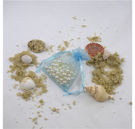 Sachets organza Baby Blue 7x9cm