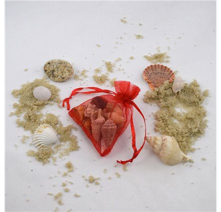 Bolsa organza Infinite Red 7x9cm