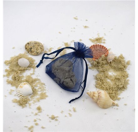 Saco 7x9cm organza Navy Blue