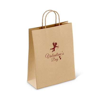 Saco de Papel LoveTwist 180x80x240 Natural