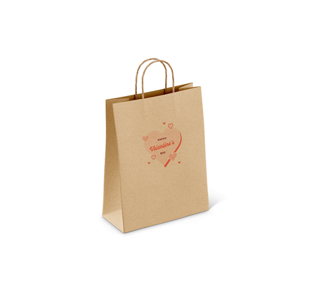 Saco de Papel LoveTwist 180x80x240 Natural