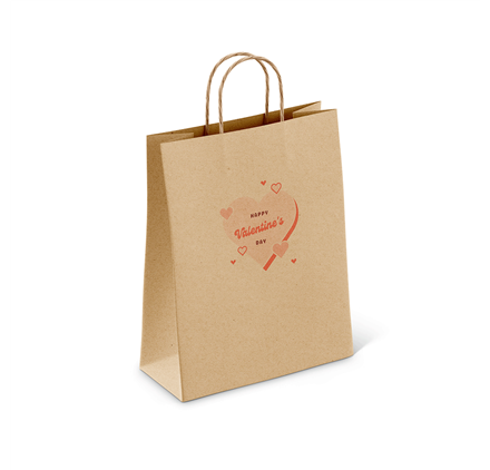 Saco de Papel LoveTwist 180x80x240 Natural