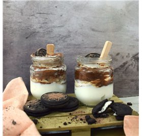 Glass jar Tiny Europa 150ml with Golden Lid