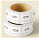 Étiquettes Pâques Hoppy Notes - 50x40mm