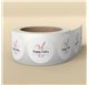 Happy Easter Labels Bunny Tail - 50x40mm