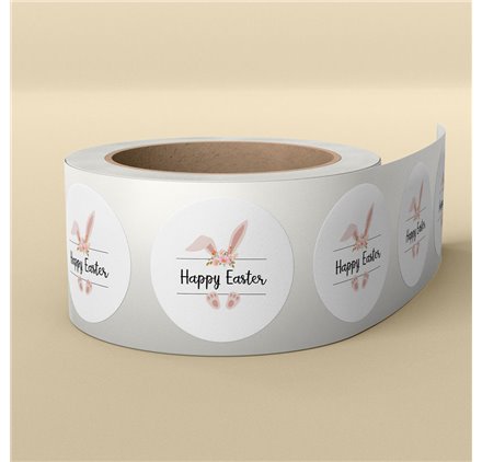 Etichette di Pasqua Day Bunny Tail 50x40mm