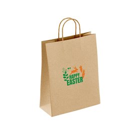 Bolsas de Papel 250x100x320mm Kraft Springtime Joy