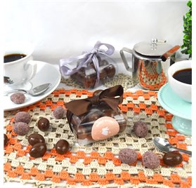 Transparente Box mit Griff 55x55x50mm für Süßigkeiten und Geschenke