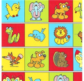 70cm Papier do pakowania Forest Friends