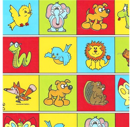 70cm Papier do pakowania Forest Friends