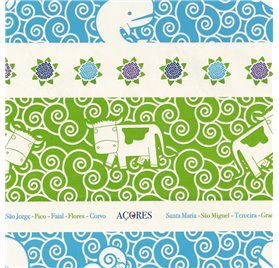 Papel de Embrulho 70cm Magic Ocean