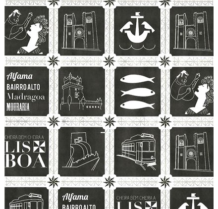 Papel de Embrulho 70cm Sealife Symphony