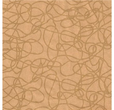 Papel de Embrulho 70cm Taupe Tangle
