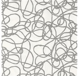 Papel de Embrulho 70cm Graphite Tangle