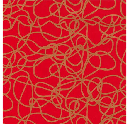 Papel de Embrulho 70cm Scarlet Scribbles