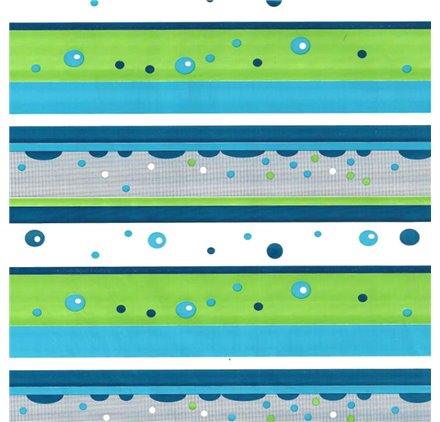 Papier Prezentowy 70cm Oceanic Stripes and Dots