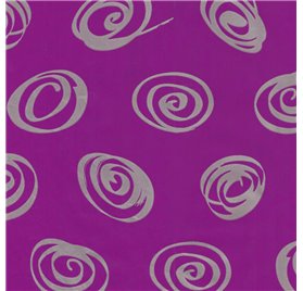 Papel de Embrulho 70cm Violet Vortex