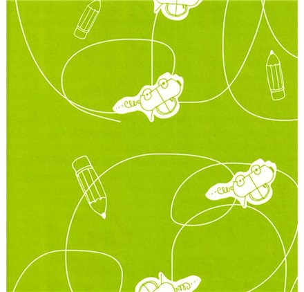 Papier Prezentowy 70cm Greenery Doodles