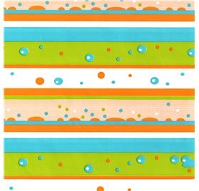 Papel de Embrulho 70cm Playful Polka