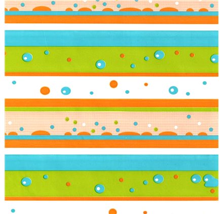 Papel de Embrulho 70cm Sunset Stripes