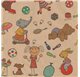 Papel de Embrulho 70cm Teddy's Playtime