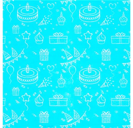 Papel de Embrulho 70cm Comic Burst