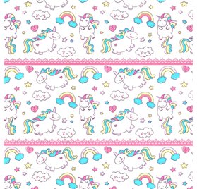 Papel de Embrulho 70cm Royal Rainbows