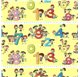 Papel de Embrulho 70cm Floral Bicycle