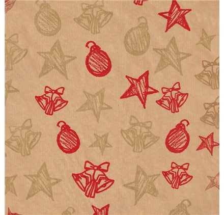 Papel de Embrulho 70cm Festive Red Sparkle