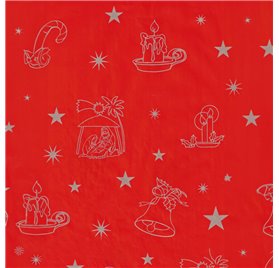 Papel de Embrulho 70cm Red Stripe Gift