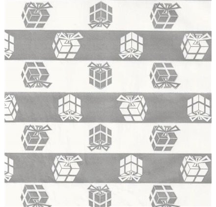 Papier Prezentowy 70cm Silver Celebration