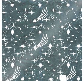 Papel de Embrulho 70cm Yuletide Stripes