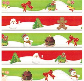 Papel de Embrulho 70cm Jolly Holly Jingle