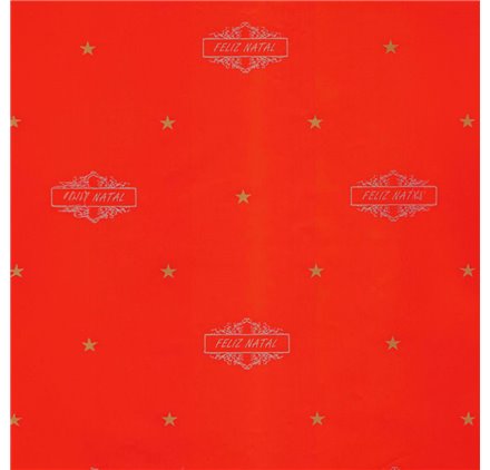 Papel de Embrulho 70cm Noel Nightfall