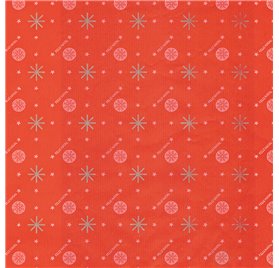 Papel de Embrulho 70cm Golden Snowflake