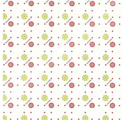 Papel de Embrulho 70cm Snowy Flakes Serenity