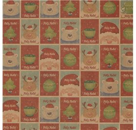 Papel de Embrulho 70cm Crimson Winter Wonders