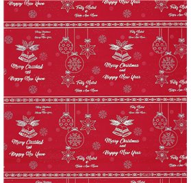 Papel de Embrulho 70cm Santa's Mirthful